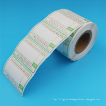 etiqueta de rollo imprimible papel imprimible personalizado